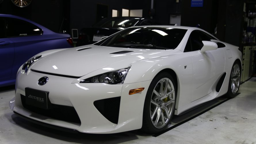 LEXUS LFAにロベルタカップ&フロントプロテクションFULLなど施工!