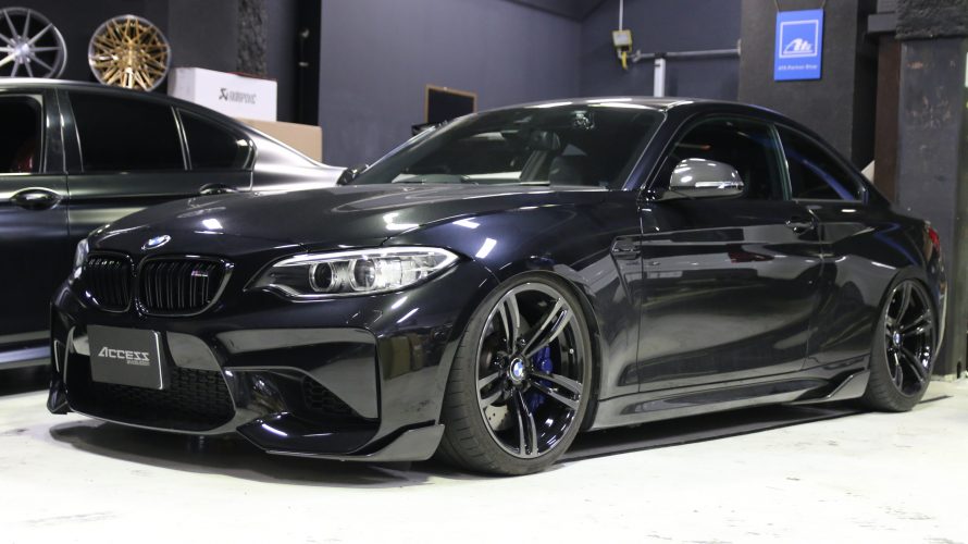 F87M2なお客様に、AIRREX エアサスペンションお取り付け!