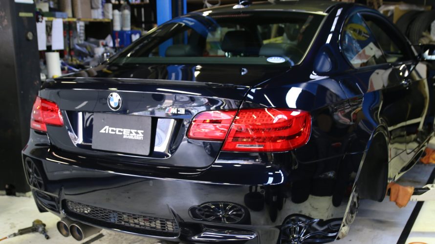 E92M3なお客様のタイヤ交換!