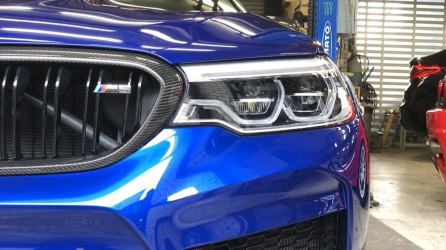 あの美麗M5にフロント&リアバンパープロテクション&ビキニカットプロテクション!